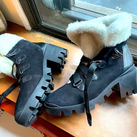 Schultz Boots-Sheep Hair Shearling - Picture 3 of 5